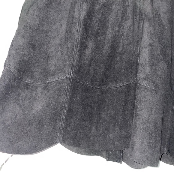 Black suede skirt - Picture 3 of 4